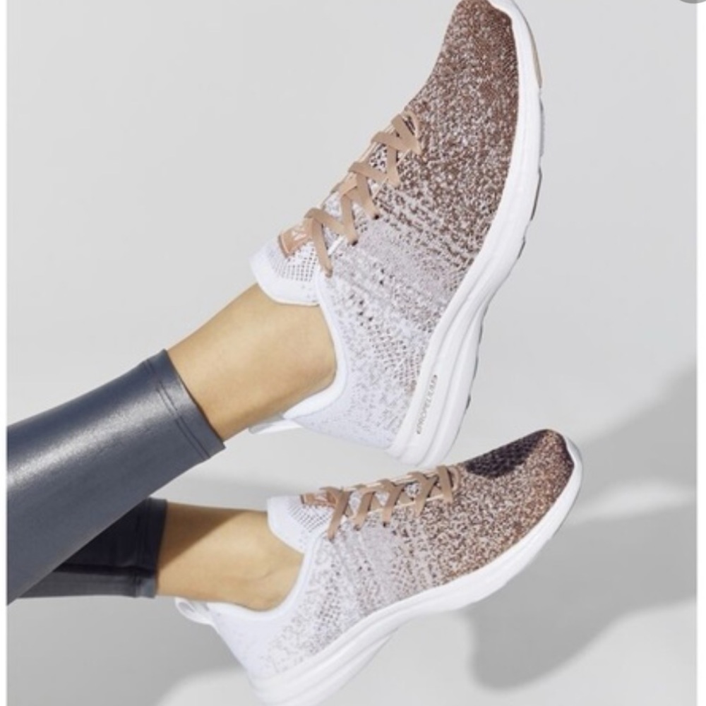 APL Techloom Pro Sneakers Rose Gold/White/Ombré